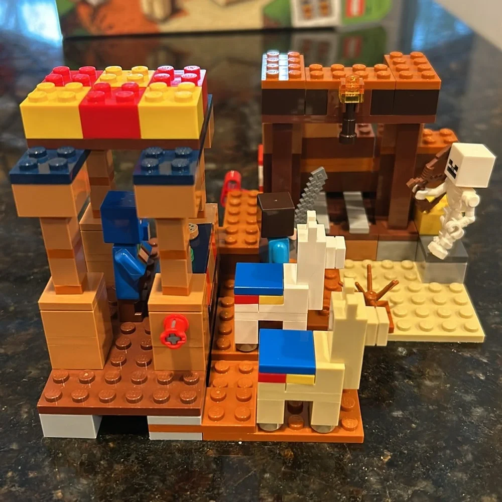 Retired LEGO Minecraft Set 21167: The Trading Post